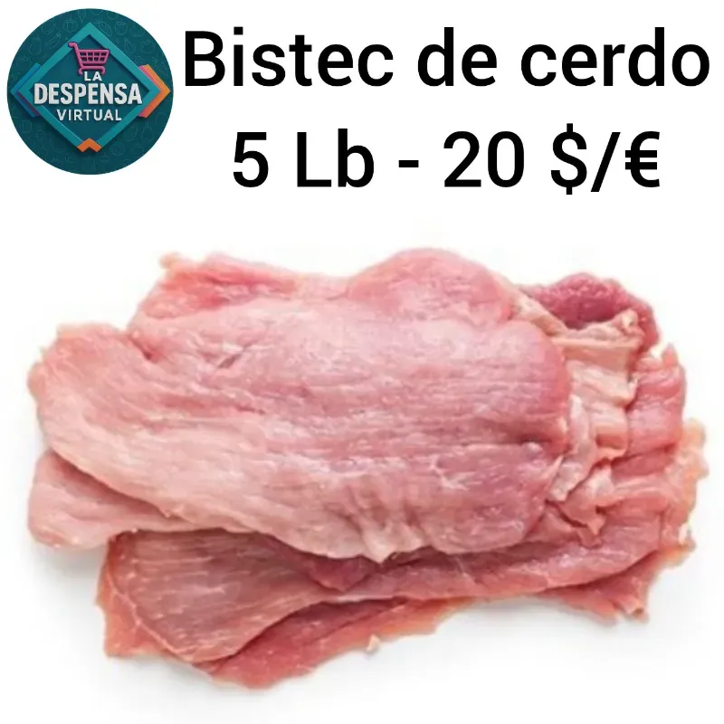 Bistec de cerdo 5Lb
