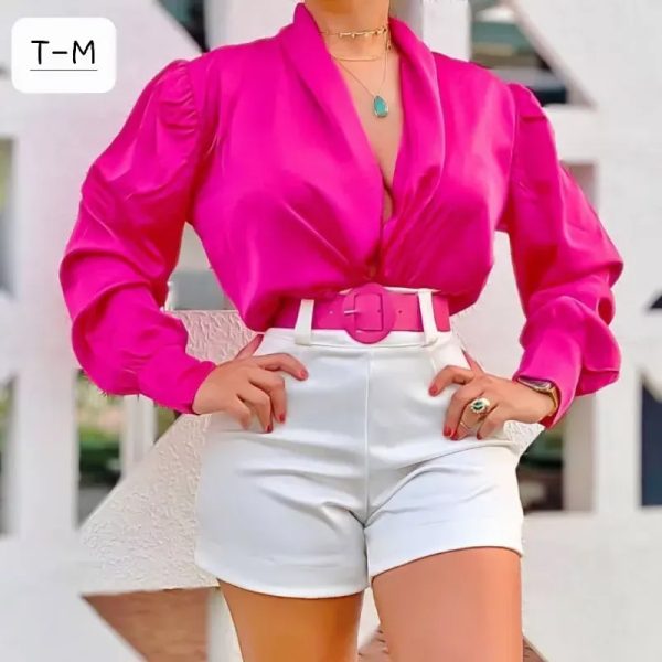  Conjunto Fucsia & Blanco – Elegancia con Energía 