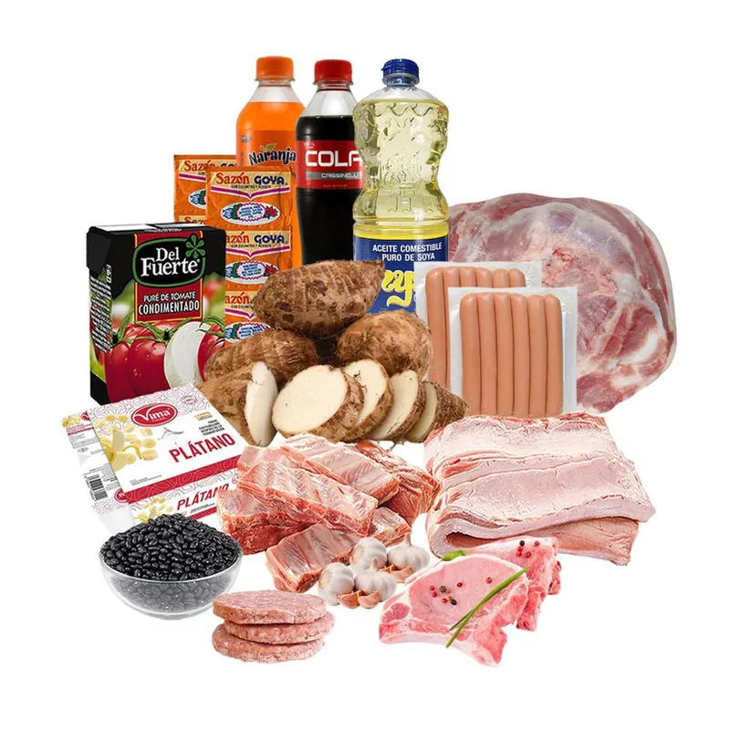 ✅Combo 2. Variedades de comida y bebidas.