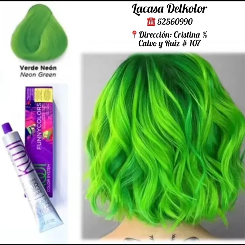 Verde neón fantasía