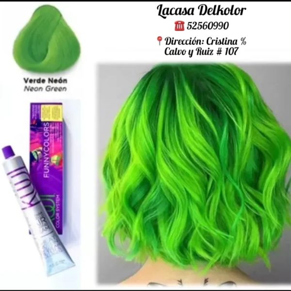 Verde neón fantasía
