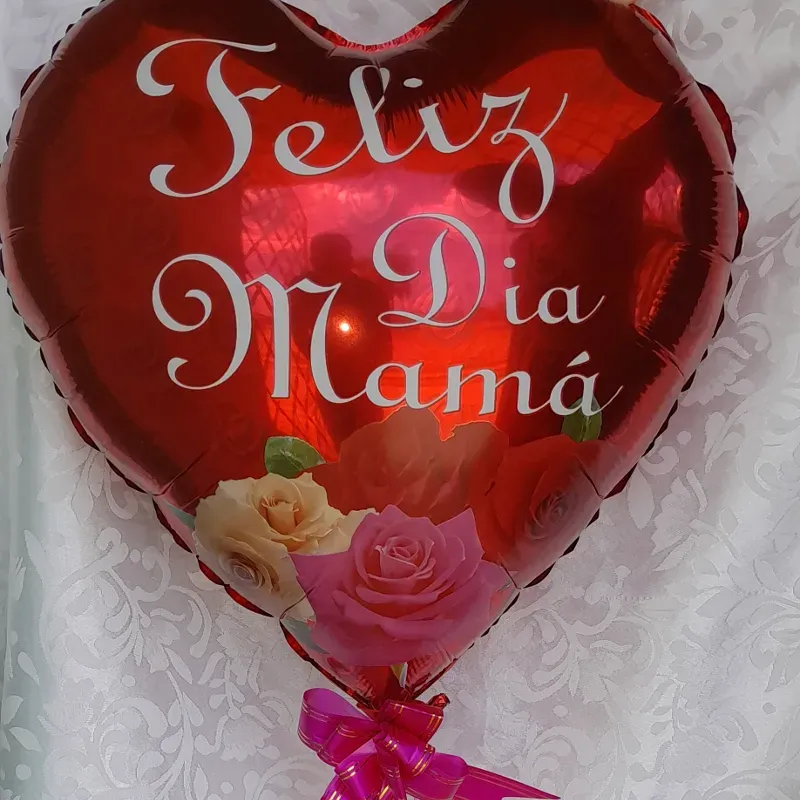 Globo metalizado de corazón 18"