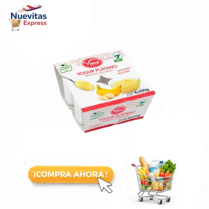 Set de 4 Yogurt de Platanito