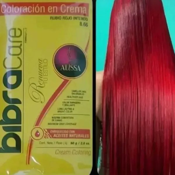 AL4>Tinte 8.66 Rubio Rojo Intenso  "Bibracare"