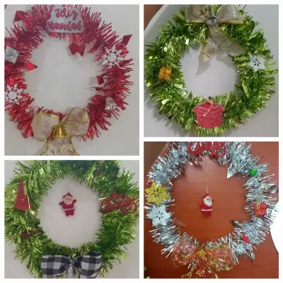 Coronas navideñas 2500