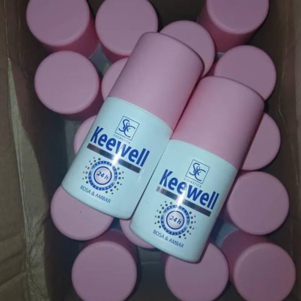 Desodorante keewell rosa & ambar