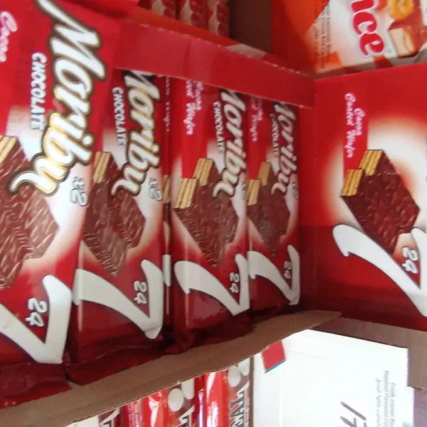 Barritas d chocolate con sorbeto