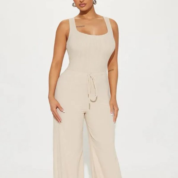 Mono enterizo beige
