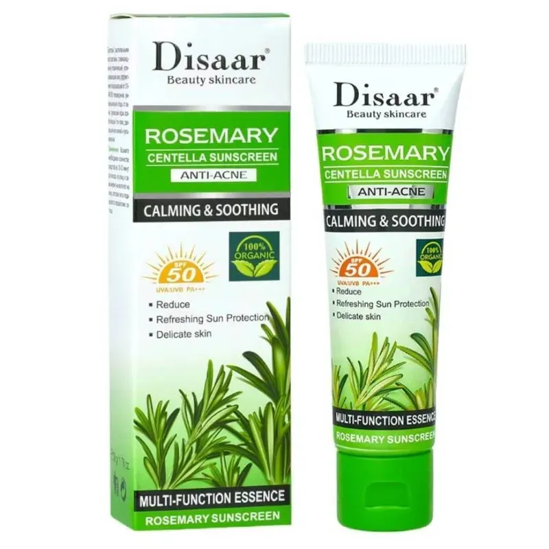 Protector solar de Romero y Centella asiática DISAAR