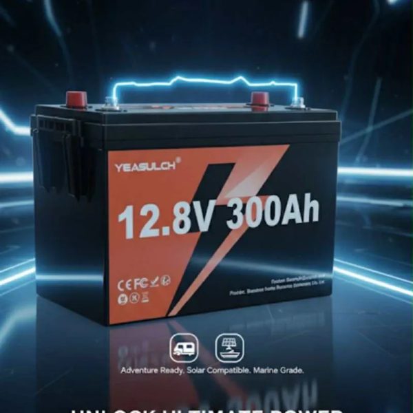 Bateria lifePo4 12.8v 300A 3840w
