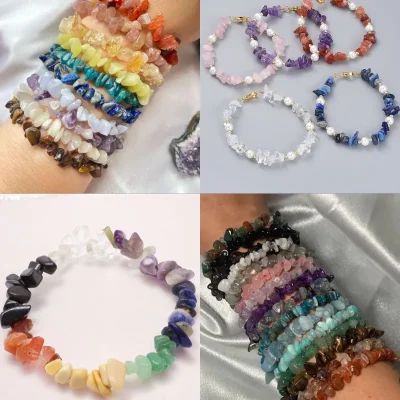 Pulseras de piedras preciosas 