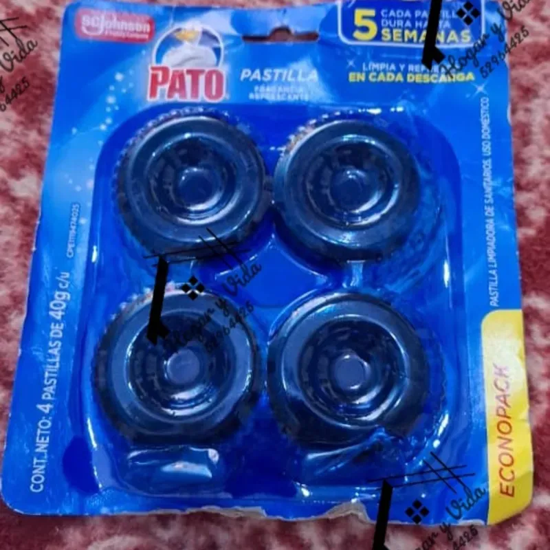 Estuche d 4 pastillas pato