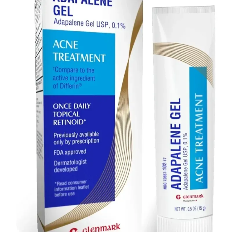 Adapalene Gel 0.1% Glenmanrk 15g