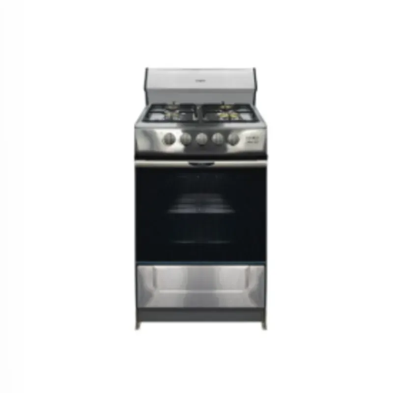 COCINA DE GAS DE 4 QUEMADORES Y HORNO DE 20" ARCO PLATEADA