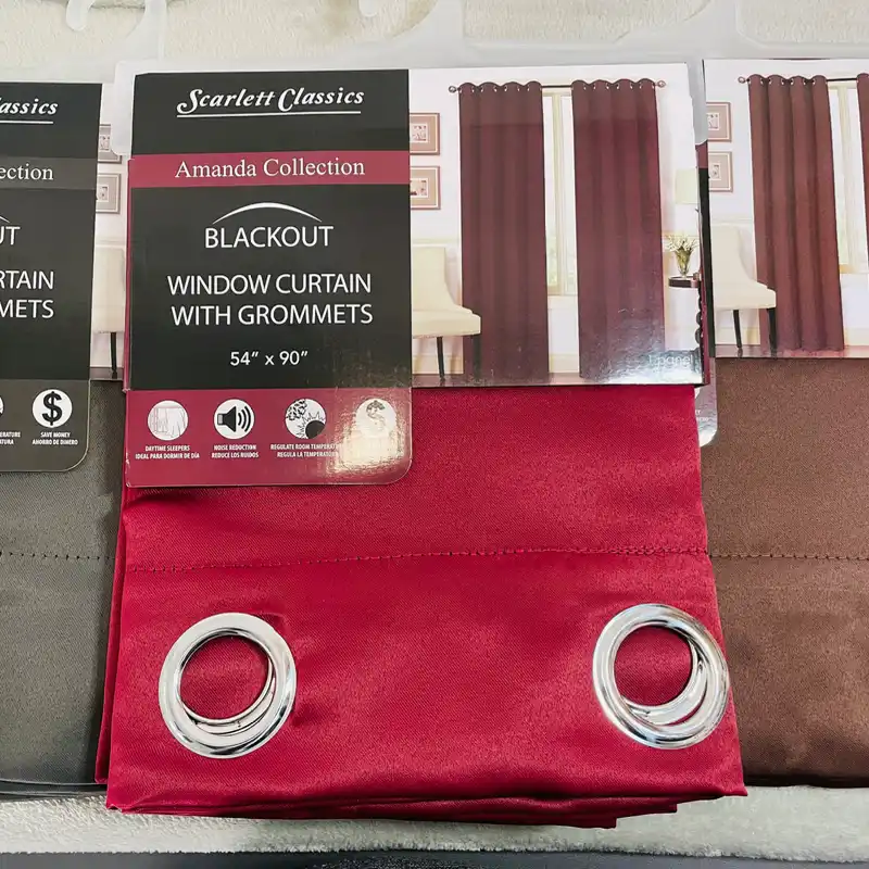 Juego 2pcs Cortina Blackout