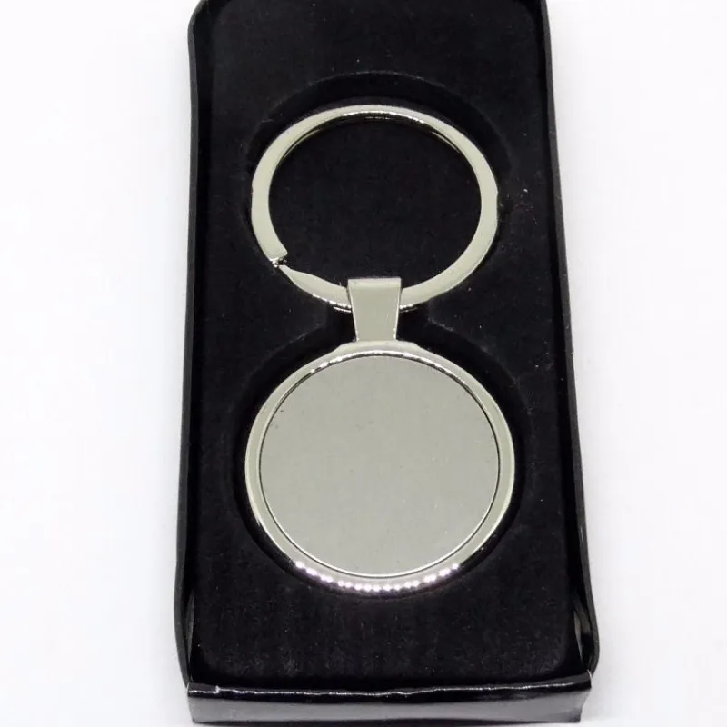 Llavero circular de metal
