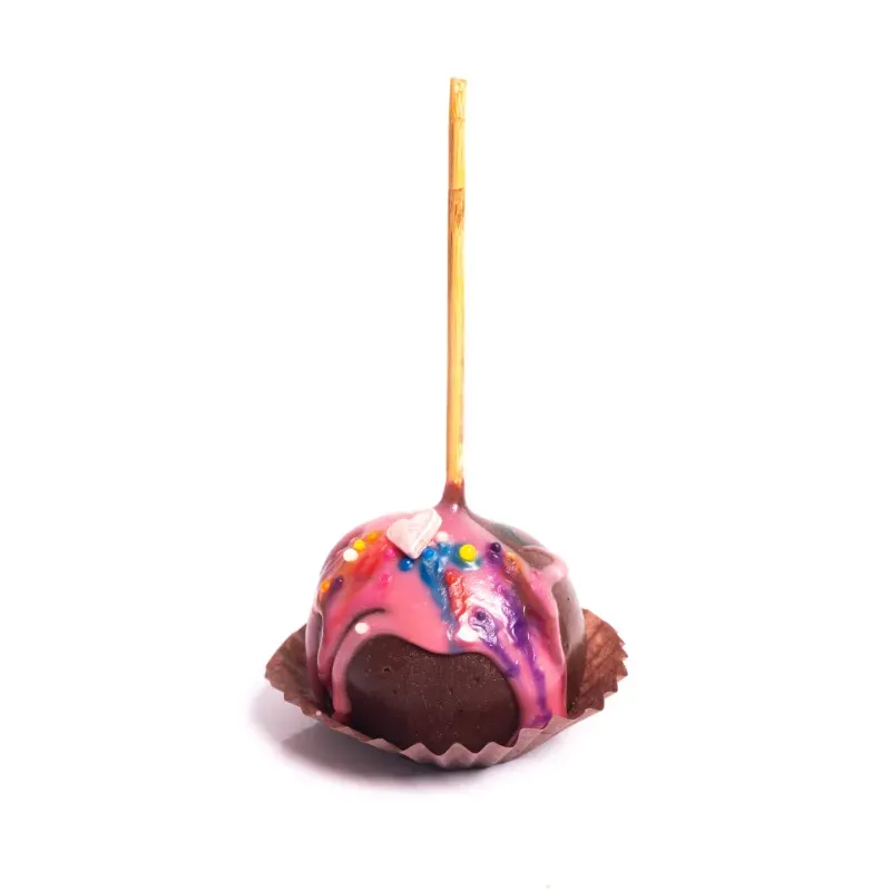 Cake pop de chocolate