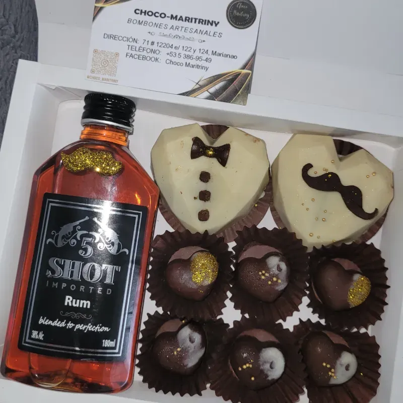 Caja de chocolate para papá