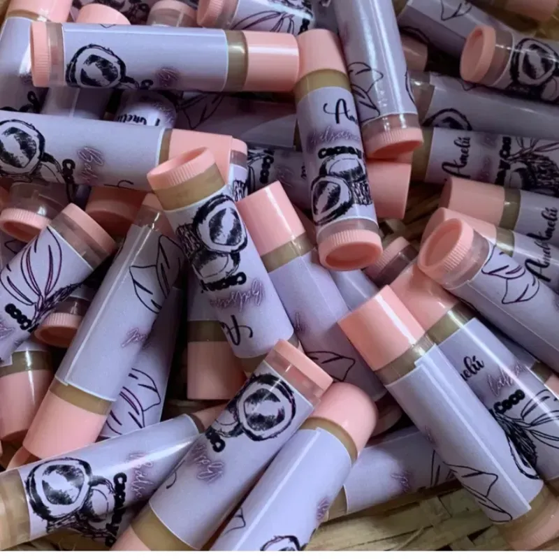 Balsamo Labial Cacao-Coco , con aceite esencial de fresas  