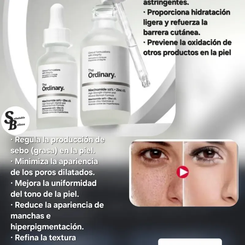 Serum de Nicotinamide con Zinc