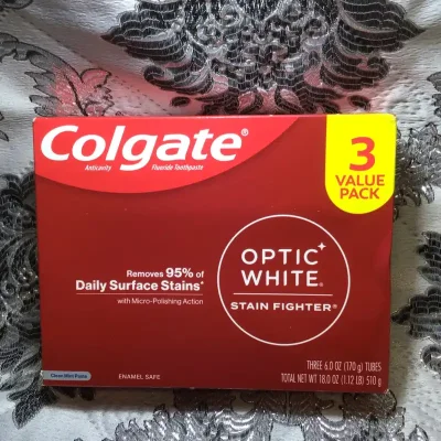 Pasta Colgate óptic white