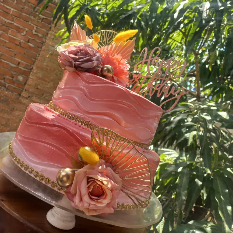 Pastel temática flores (1)