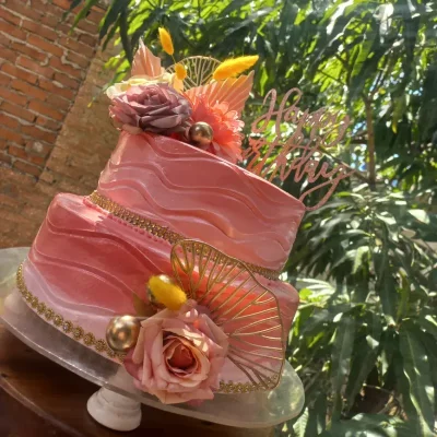 Pastel temática flores (1)