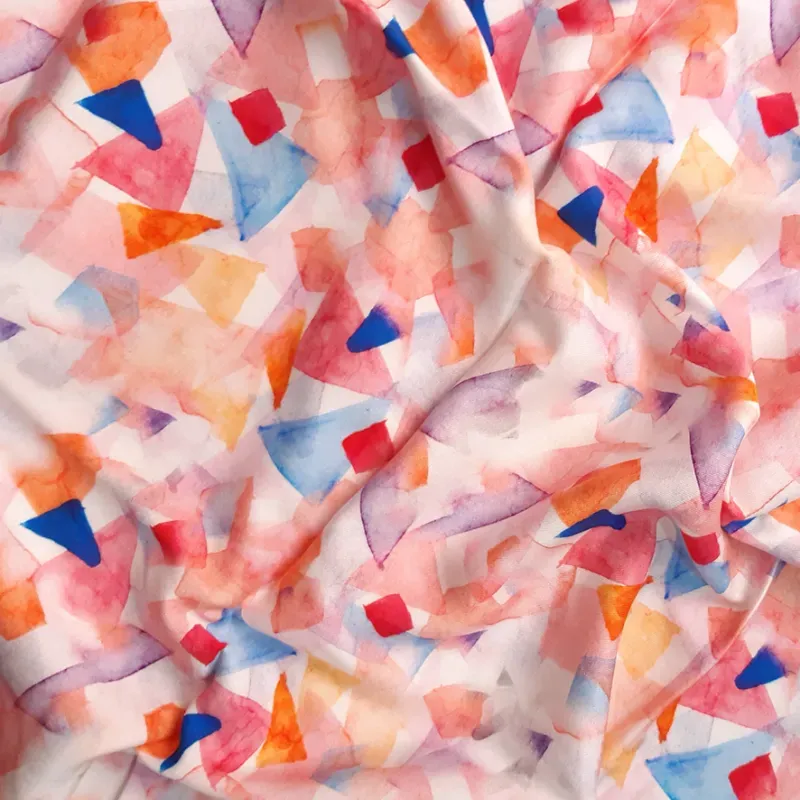 rayón estamp. acuarela cálido