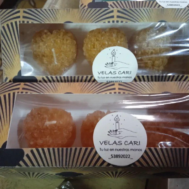 Estuches de 3 corazones medianos