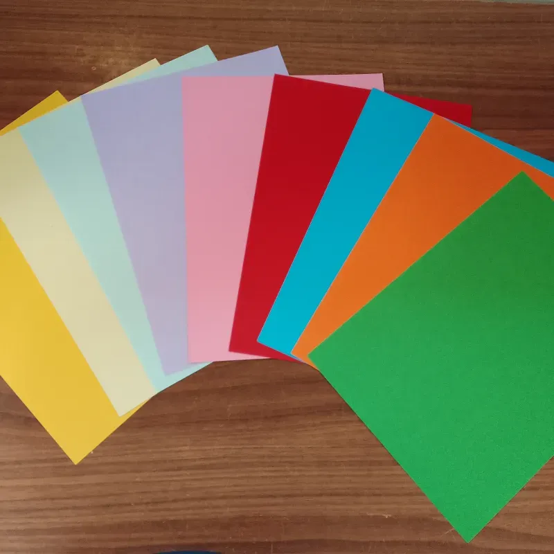 Cartulinas de colores