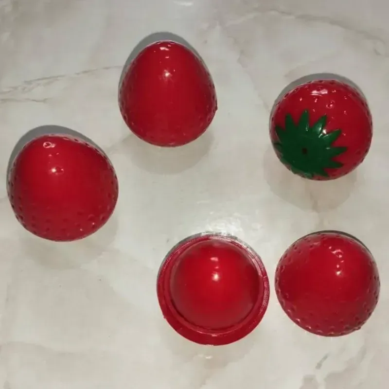 Bálsamos en forma de fresa