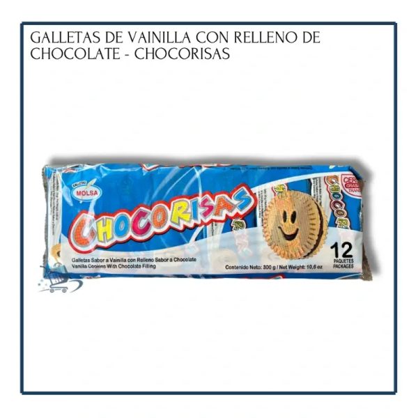 Galletas de Vainilla y Chocolate - Chocorisa (300g)