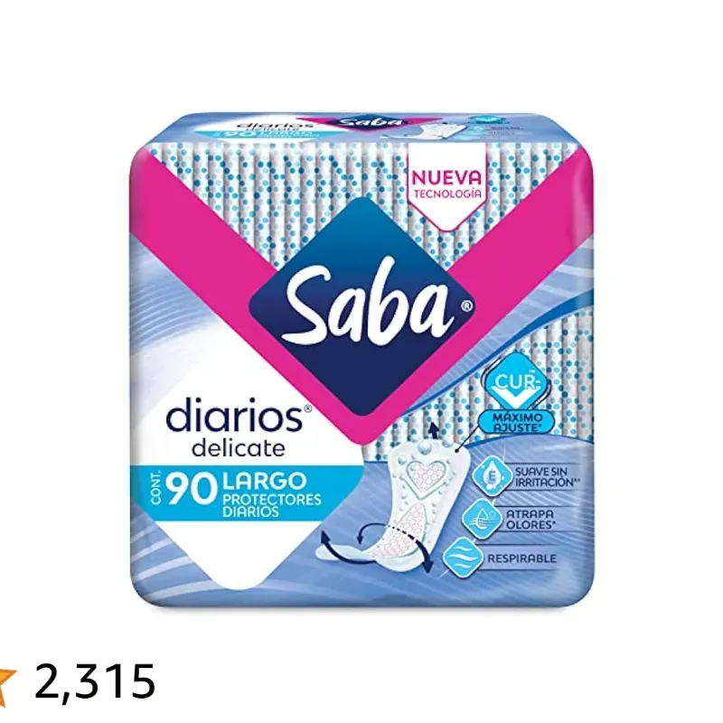 PROTECTORES DIARIOS SABA 92 U