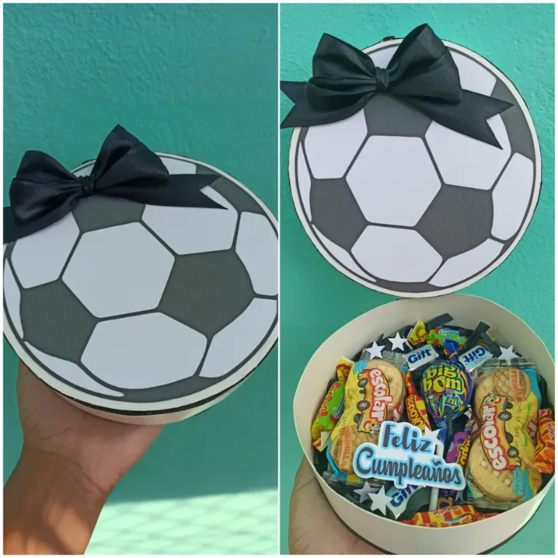 Cajita pelota de Fútbol