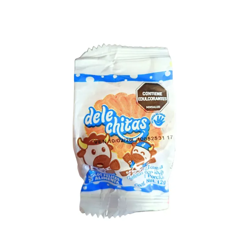 Galletitas de leche (paquete de 4 unidades, 12 gr)