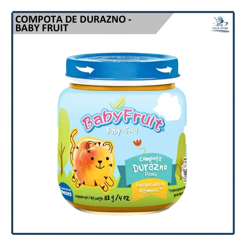 Compota de Melocotón - BabyFruit (113g)