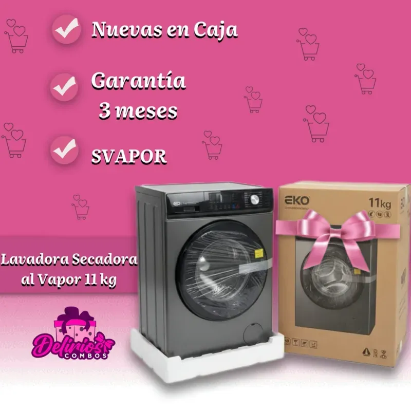 Lavadora Secadora a Vapor 11 kg "Eko"