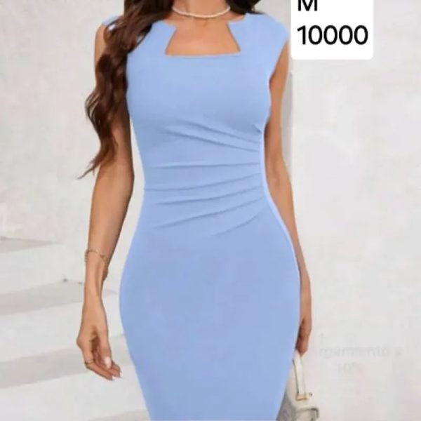 Vestido azul elegante