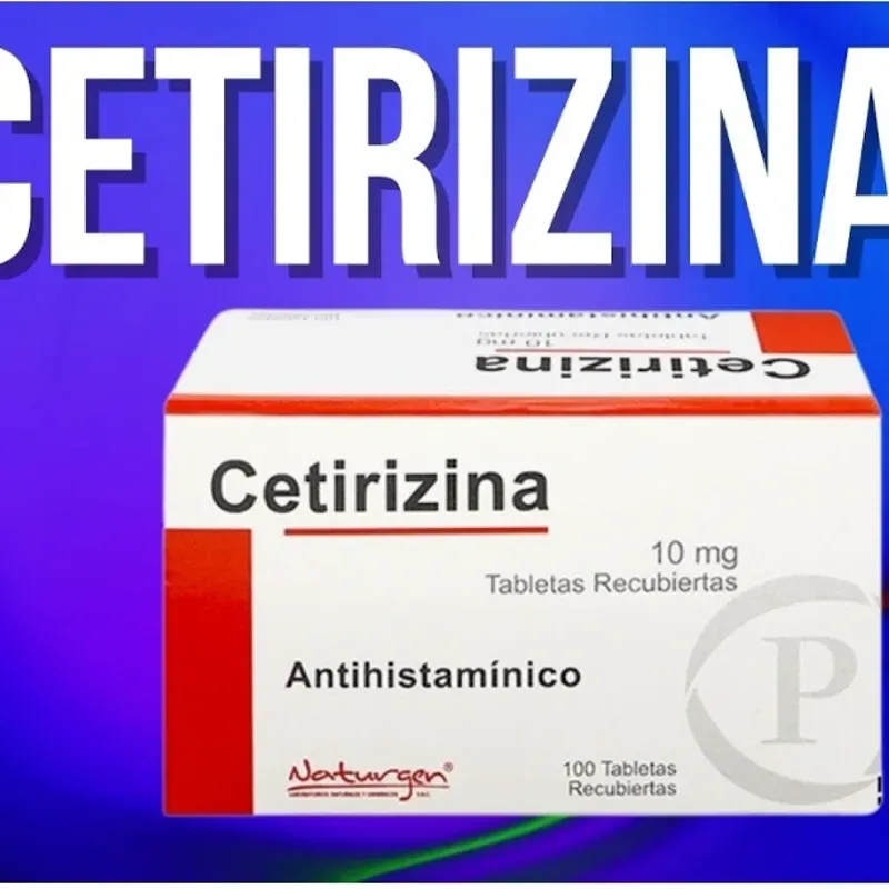Cetirizina  de 10 mg de 10 tabletas