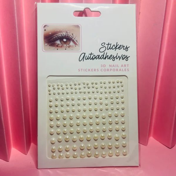 Perlas adhesivas para cabello y maquillaje✨