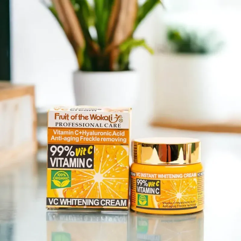 Crema Blanqueadora de noche con vitamina C