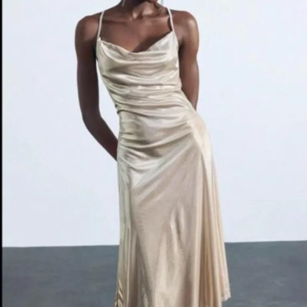 Vestido Plateado