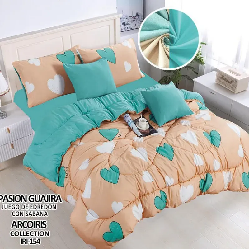 Juego de Edredón y sabanas KING SIZE