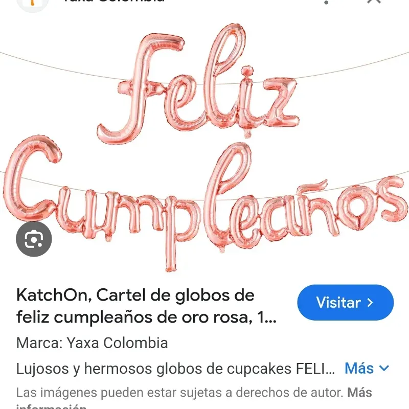 Feliz cumpleaños inflable