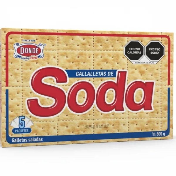 Caja de Galletas de SODA (5 paquetes)