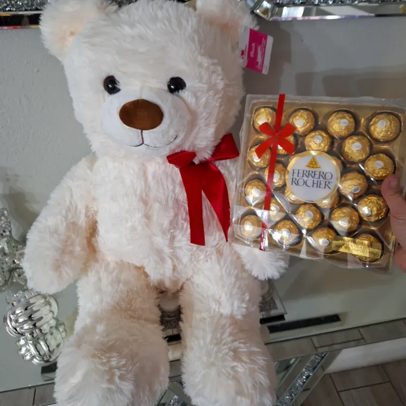 Set Peluche y Ferrero 