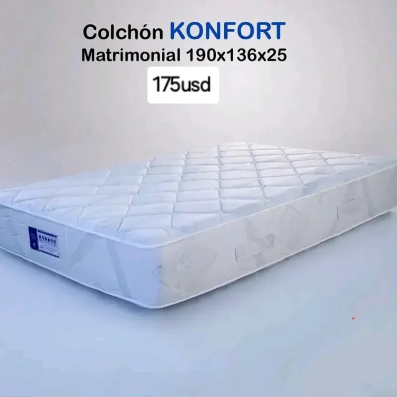 Colchones Konfort matrimoniales.