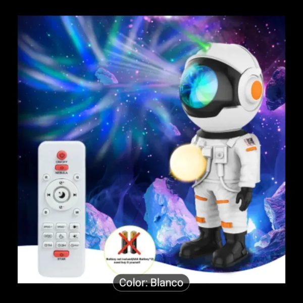 Proyector astronauta grande 25cm ❤️