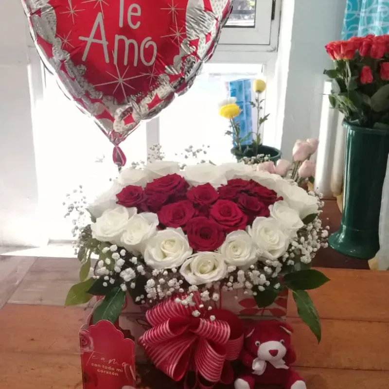 Arreglo especial en forma de corazón