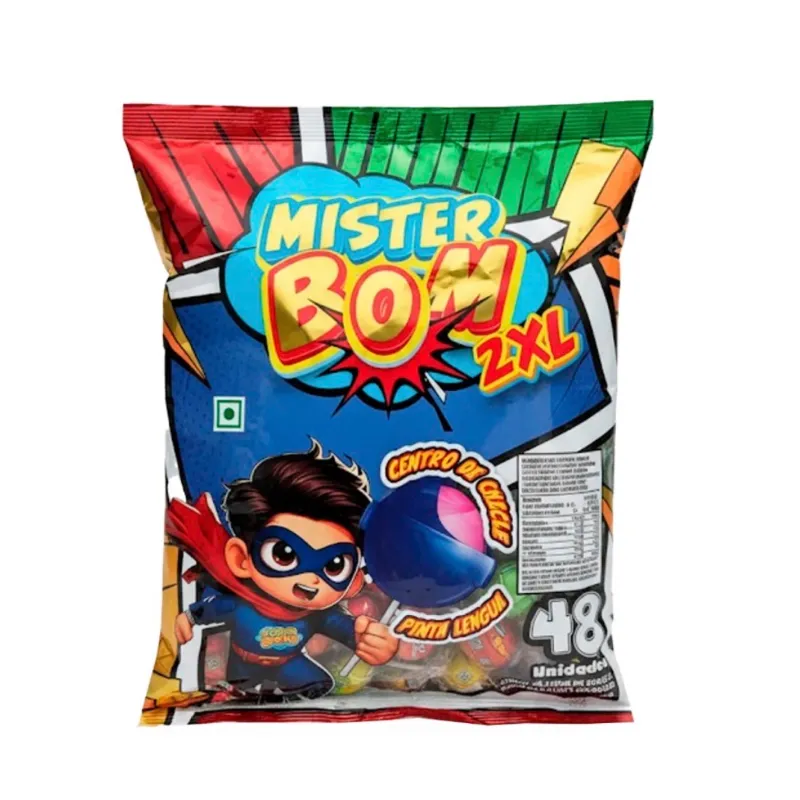 Mister bom 2XL chupa chups (48 u x 14 g)
